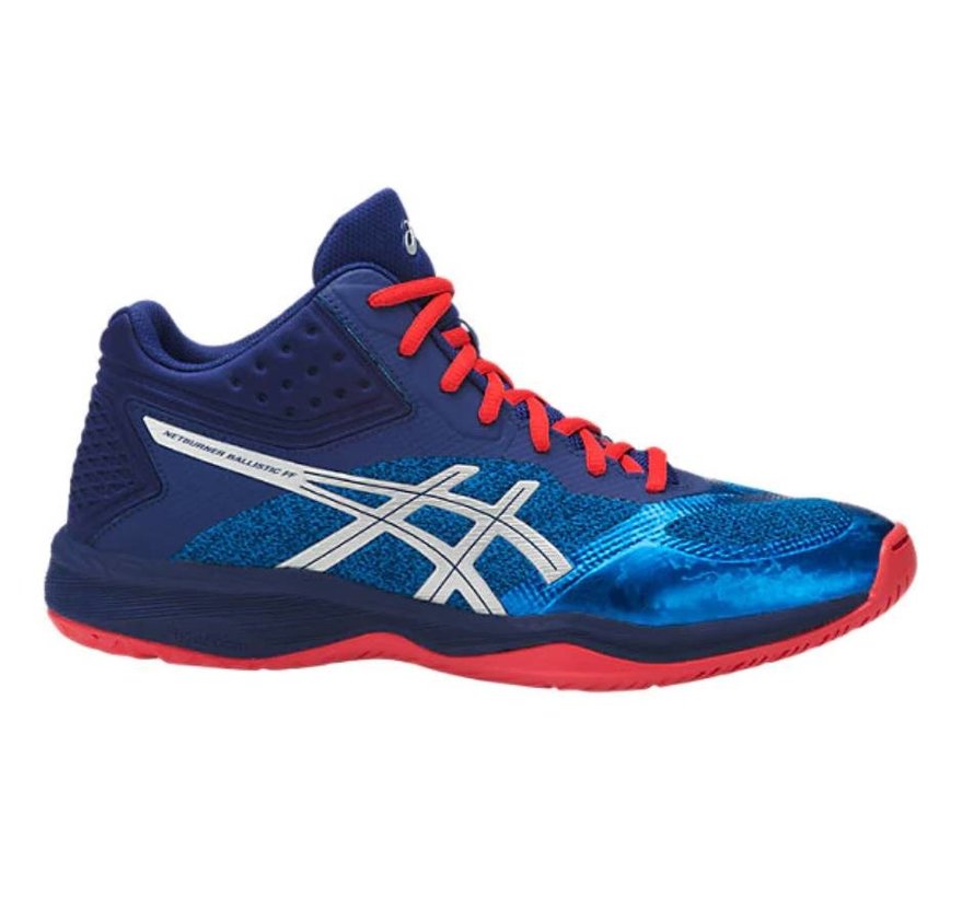 ASICS Gel Netburner Ballistic FF MT blauw volleybalschoenen heren