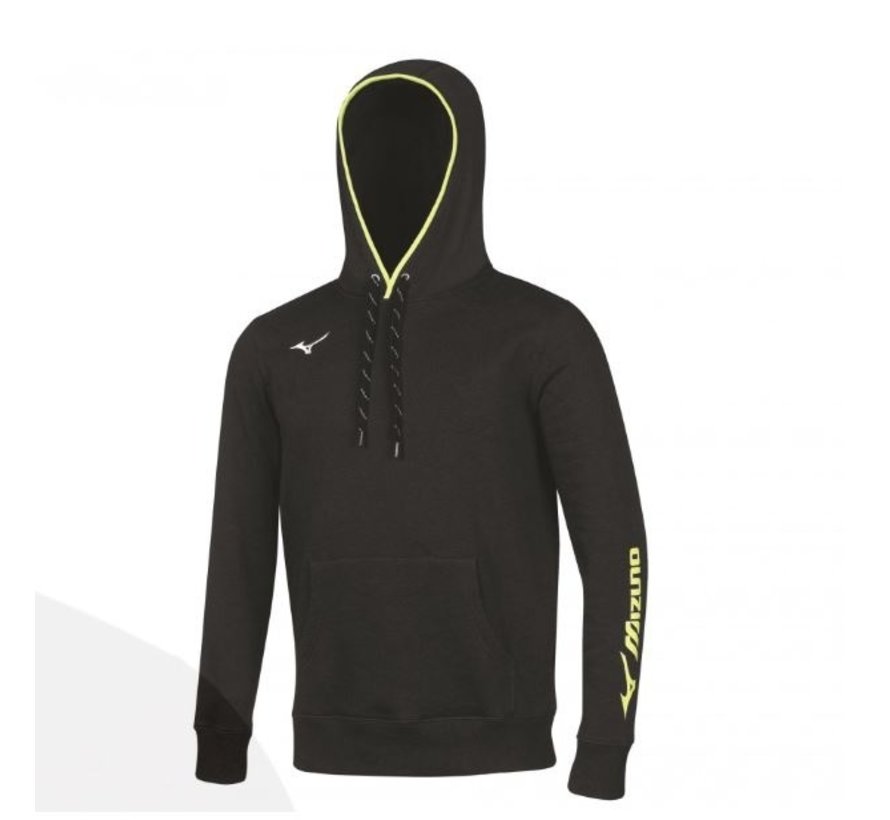 Mizuno Men Sweat Hoodie zwart heren