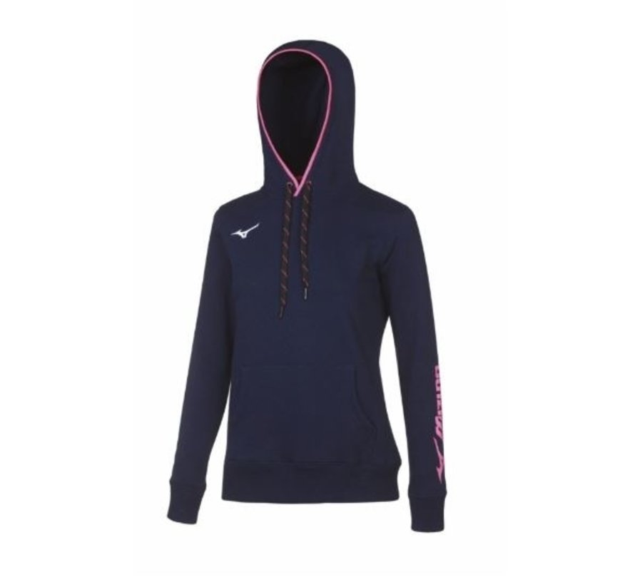 Mizuno Women Sweat Hoodie donkerblauw dames