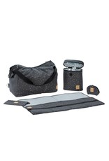 Lassig Lassig verzorgingstas twin bag triangle dark grey