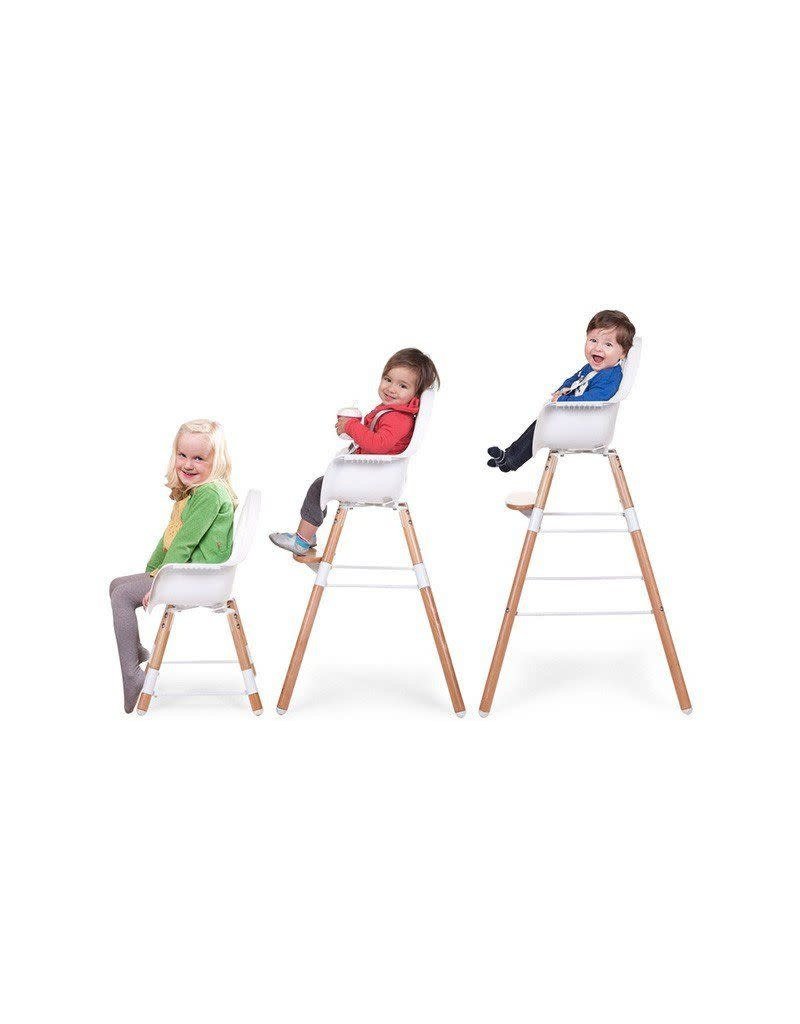 Childhome Childhome evolu 2 stoel antraciet/naturel 2 in 1 + beugel