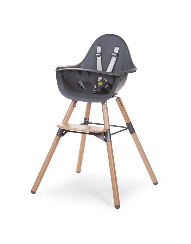 Childhome Childwood evolu 2 set lange poten + voetensteun naturel antraciet