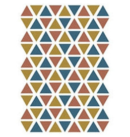 Lilipinso Lilipinso wall stickers triangles gold/petrol