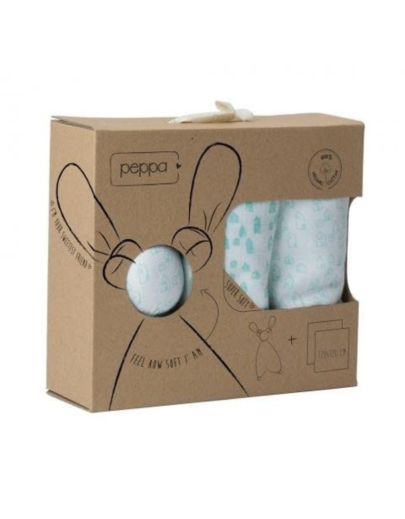 Peppa Peppa gift set houses soft white/mint