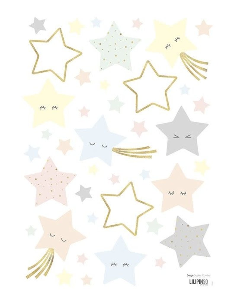 Lilipinso Lilipinso wall stickers stars laughing