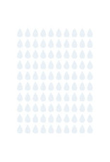 Lilipinso Lilipinso wall stickers Rain drops baby blue