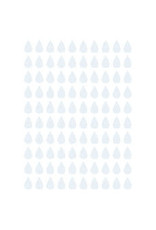 Lilipinso Lilipinso wall stickers Rain drops baby blue