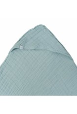 Jollein Jollein badcape wrinkled XL stone green 100x100