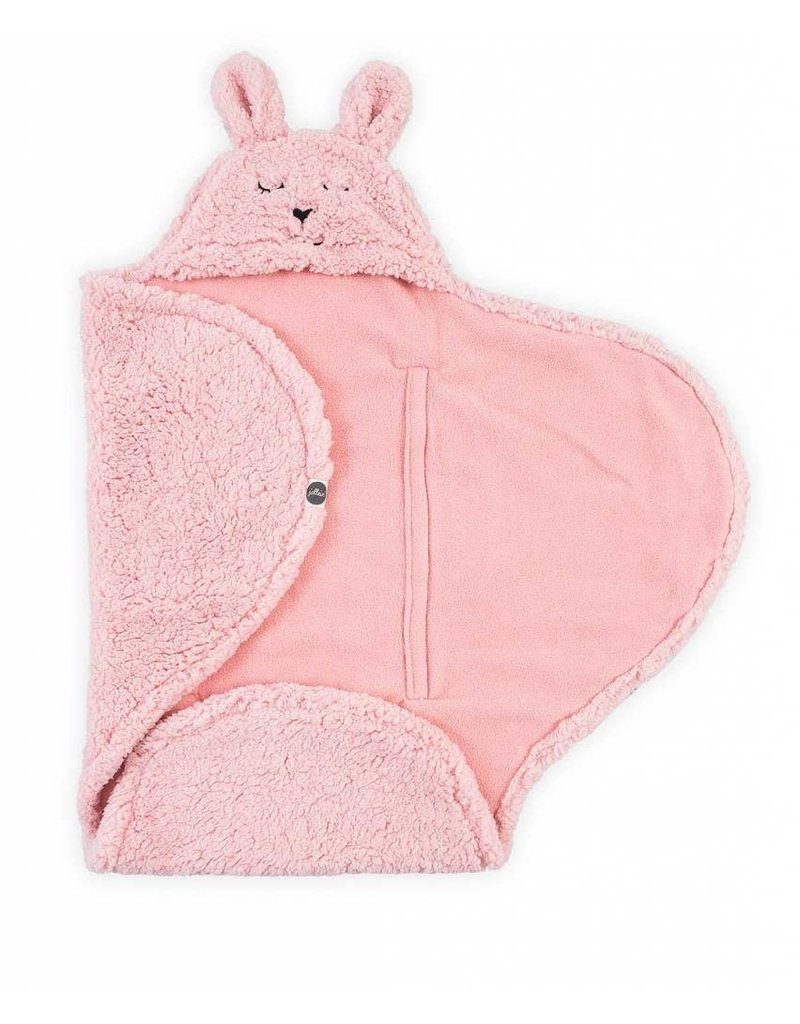 Jollein Jollein wikkeldeken bunny pink