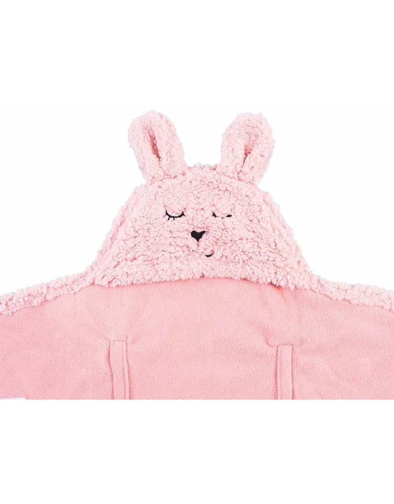 Jollein Jollein wikkeldeken bunny pink