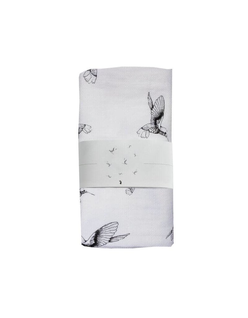 Mies & Co Mies & Co Swaddle blanket Cloud dancers white