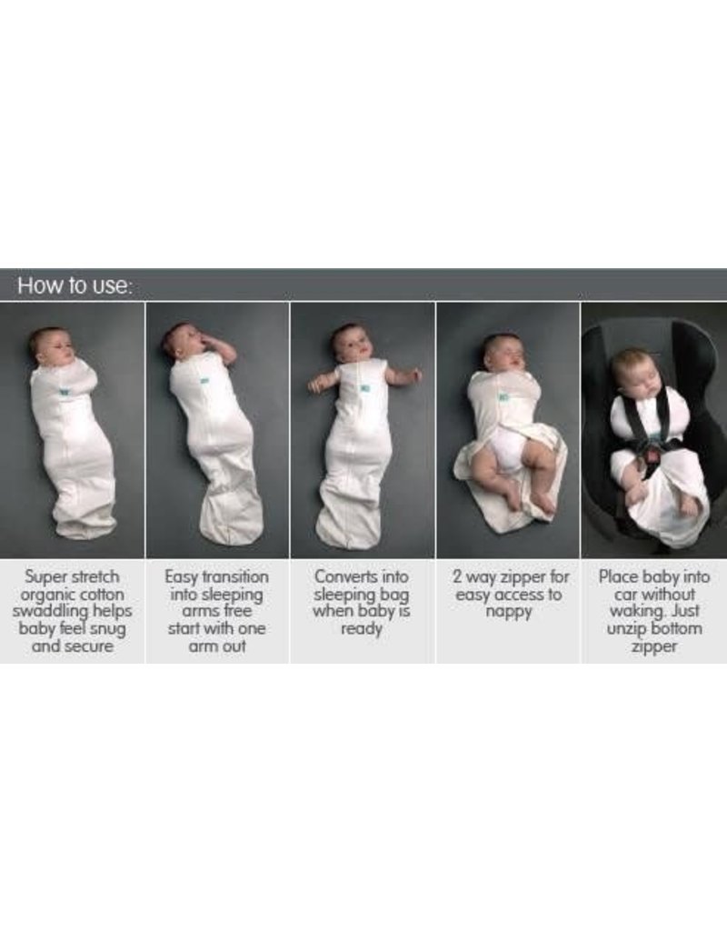 Ergopouch Ergopouch swaddle sleepbag 0-3m 1.0 tog midnight arrows