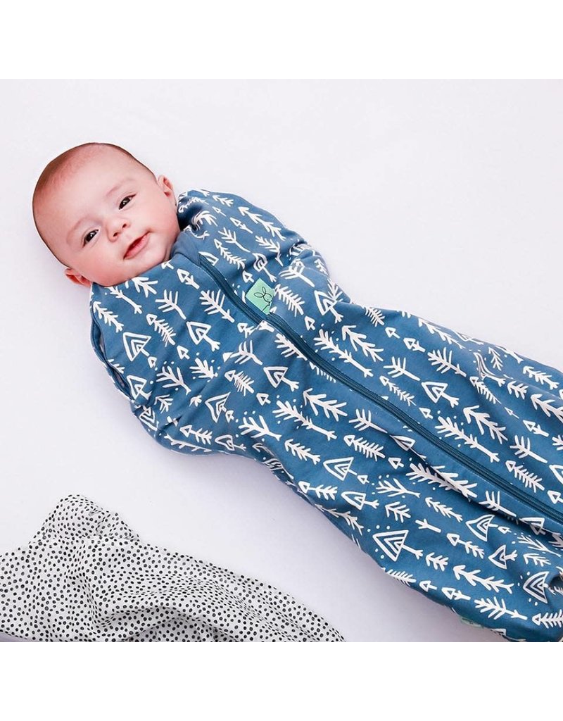 Ergopouch Ergopouch swaddle sleepbag 0-3m 1.0 tog midnight arrows