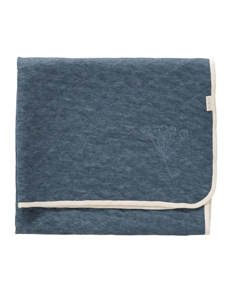 Fresk Fresk dekentje nordic blue indigo