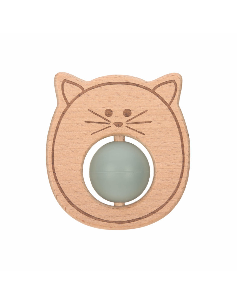 Lassig Lassig Teether Ball Little Chums Cat