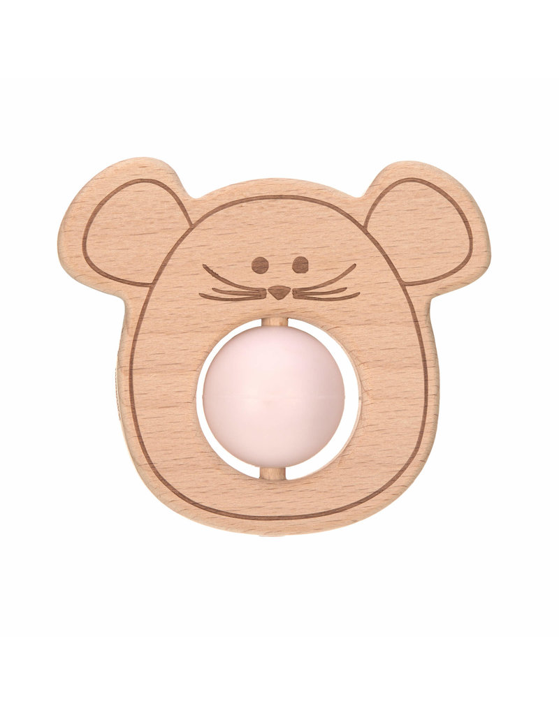 Lassig Lassig Teether Ball Little Chums Mouse