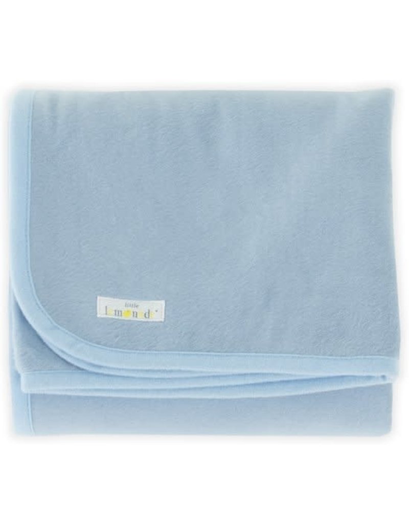 Little Lemonade Little Lemonade Deken Light Blue 75x100