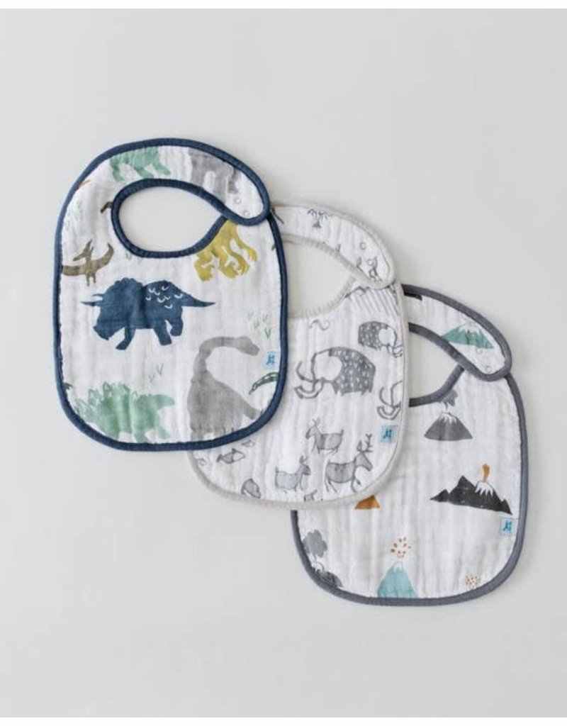 Little Unicorn Little Unicorn bib 3 pack 3 Dino