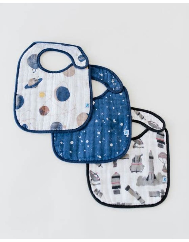 Little Unicorn Little Unicorn bib 3 pack Planetary