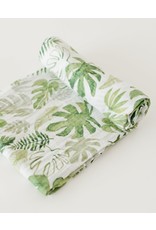 Little Unicorn Little Unicorn Swaddle cotton Tropical Leaf 120x120