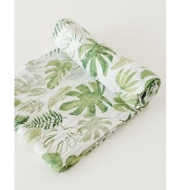 Little Unicorn Little Unicorn Swaddle cotton Tropical Leaf 120x120