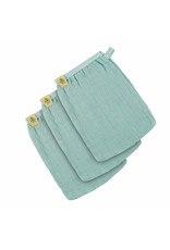 Lassig Lassig Washandjes Tetra mint