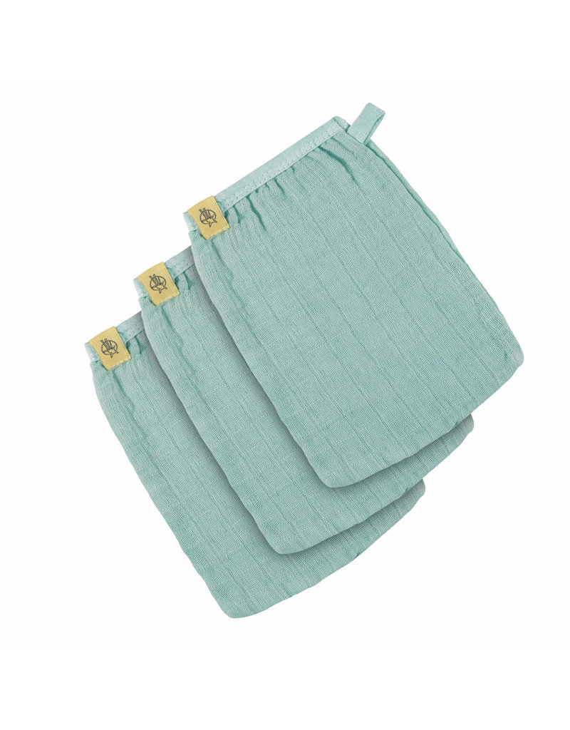 Lassig Lassig Washandjes Tetra mint