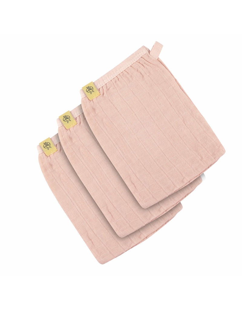 Lassig Lassig Washandjes Tetra light pink