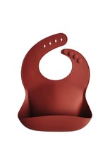 Mushie Mushie Silicone Bib Raw Sienna