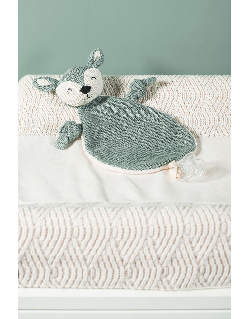 Jollein Jollein Knuffeldoekje Deer ash green