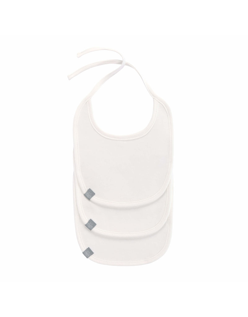 Lassig Lassig Babyslabbetje 3pack White