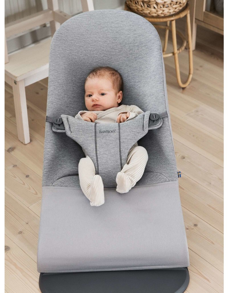 BabyBjörn Babybjörn bouncer bliss 3D jersey light grey