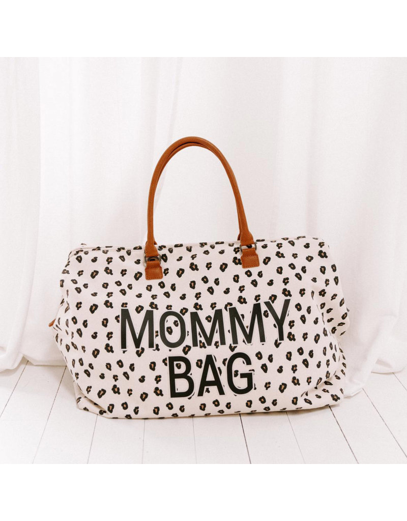 Childhome Childhome Mommy Bag Big Canvas Leopard