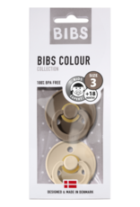 Bibs Bibs 2pack dark oak/vanille T3