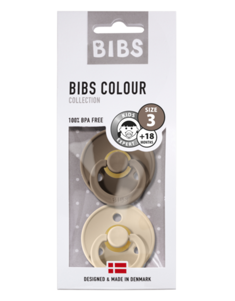 Bibs Bibs 2pack dark oak/vanille T3