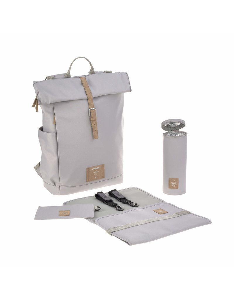 Lassig Lassig Rolltop Backpack Grey