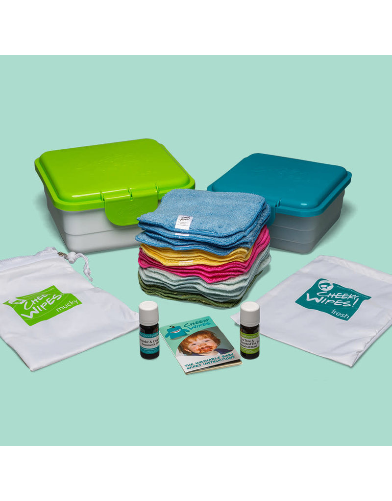 Cheeky Wipes Cheeky Wipes Herbruikbare Billendoekjes All-in-one Premium kit