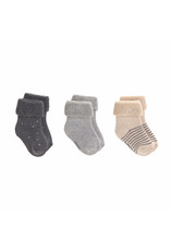 Lassig Lassig Newborn Socks Grey 3stks