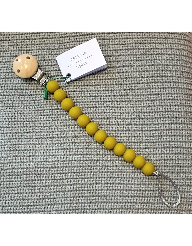 Klein Atelier Klein Atelier Tutterketting Siliconen Mustard