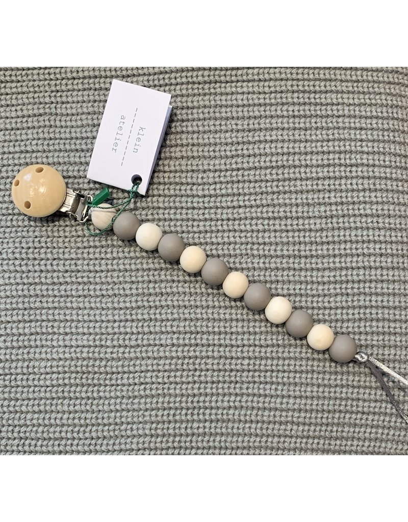 Klein Atelier Klein Atelier Tutterketting Siliconen/Hout Sand