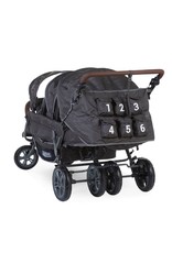 Childhome Childhome six seater buggy + autobrake 6 kinderen antraciet