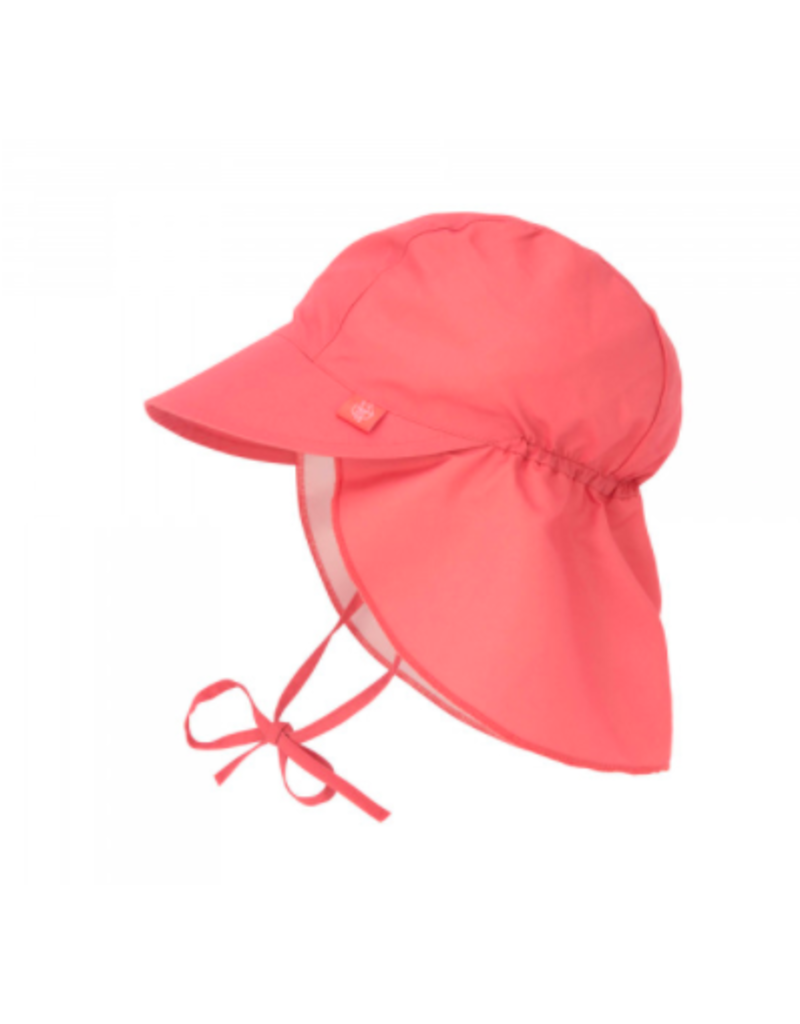 Lassig Lässig Sun Protection Flap Hat Coral