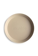 Mushie Mushie Plate Round Vanilla set