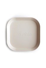 Mushie Mushie Plate Square Ivory set