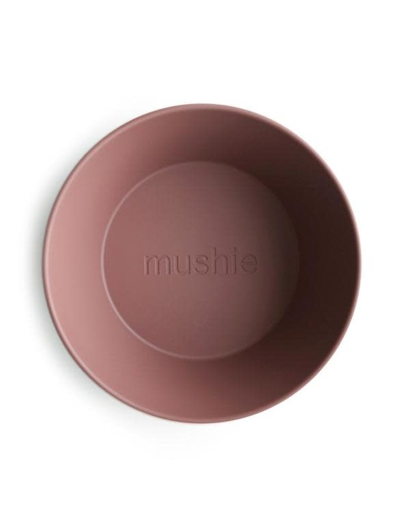 Mushie Mushie Bowl Round Woodchuck set