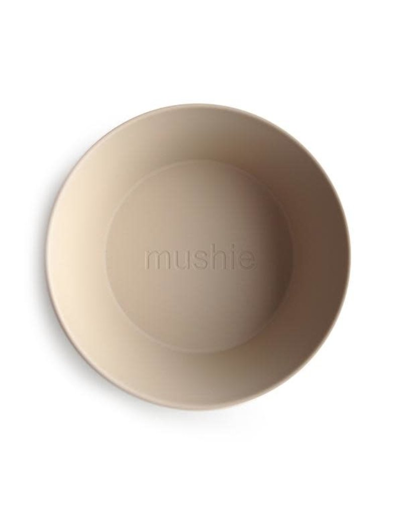 Mushie Mushie Bowl Round Vanilla set