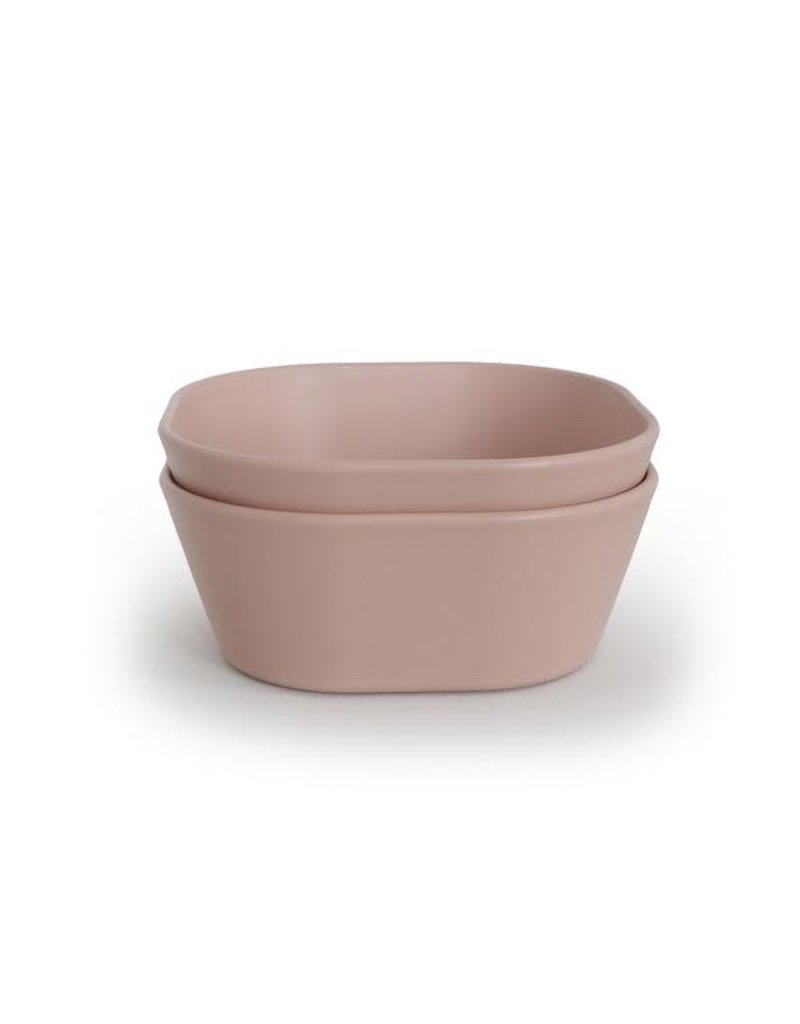 Mushie Mushie Bowl Square Blush set