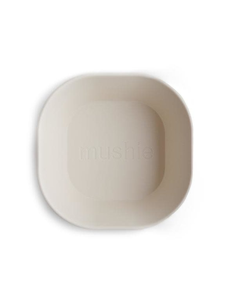 Mushie Mushie Bowl Square Ivory set