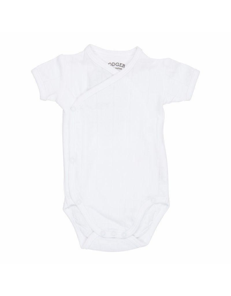 Lodger Lodger Romper solid short sleeve white 68