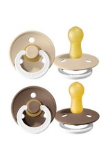 Bibs Bibs Tutje T1 2 pack Glow in the Dark Vanilla/Dark Oak